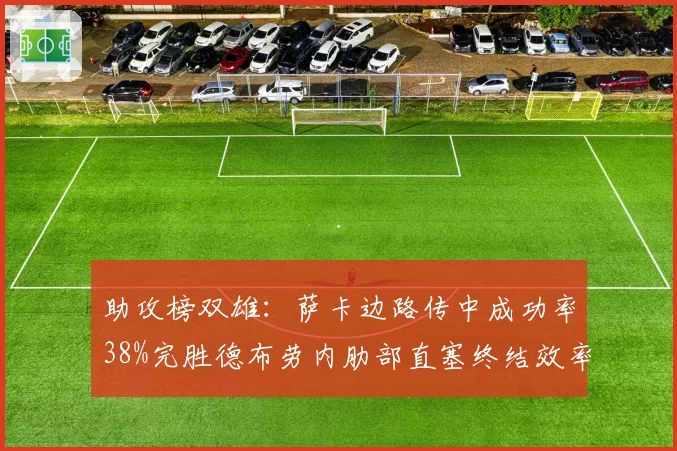 助攻榜双雄：萨卡边路传中成功率38%完胜德布劳内肋部直塞终结效率